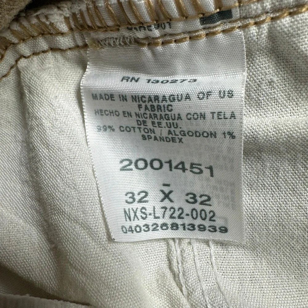 Lee Premium Select Classic Fit Straight Leg Jeans Tan‎ Khaki Mens 32x32
